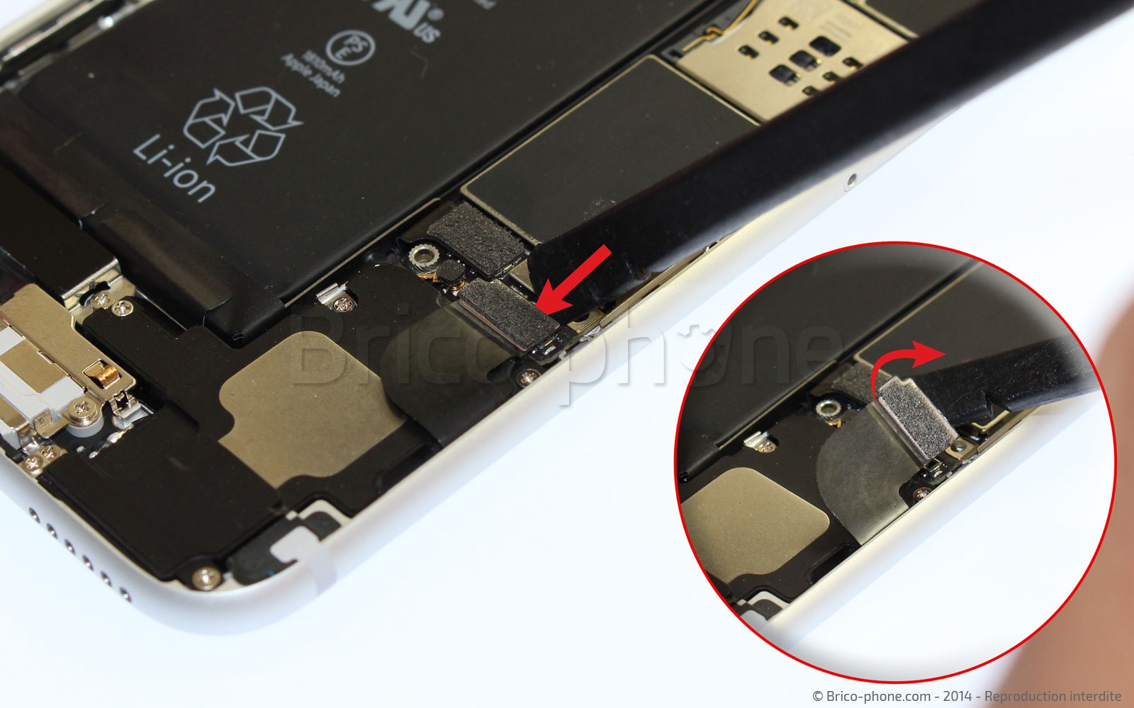 Changement du connecteur de charge sur iPhone 6 photo 2