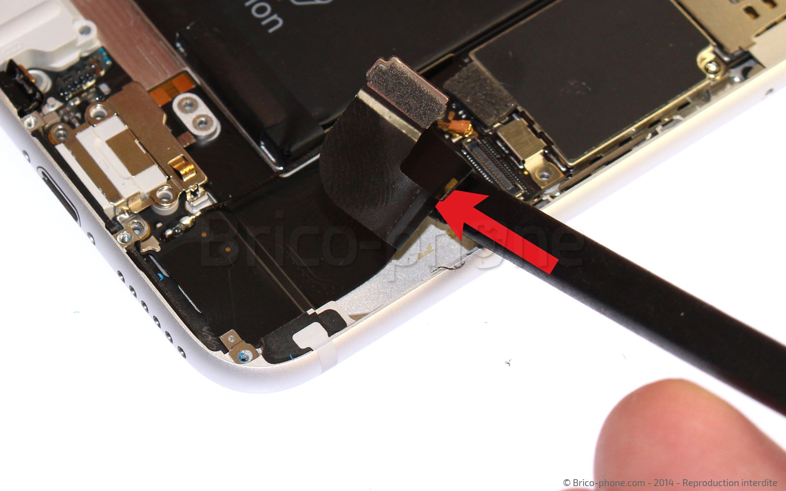 Changement du connecteur de charge sur iPhone 6 photo 4