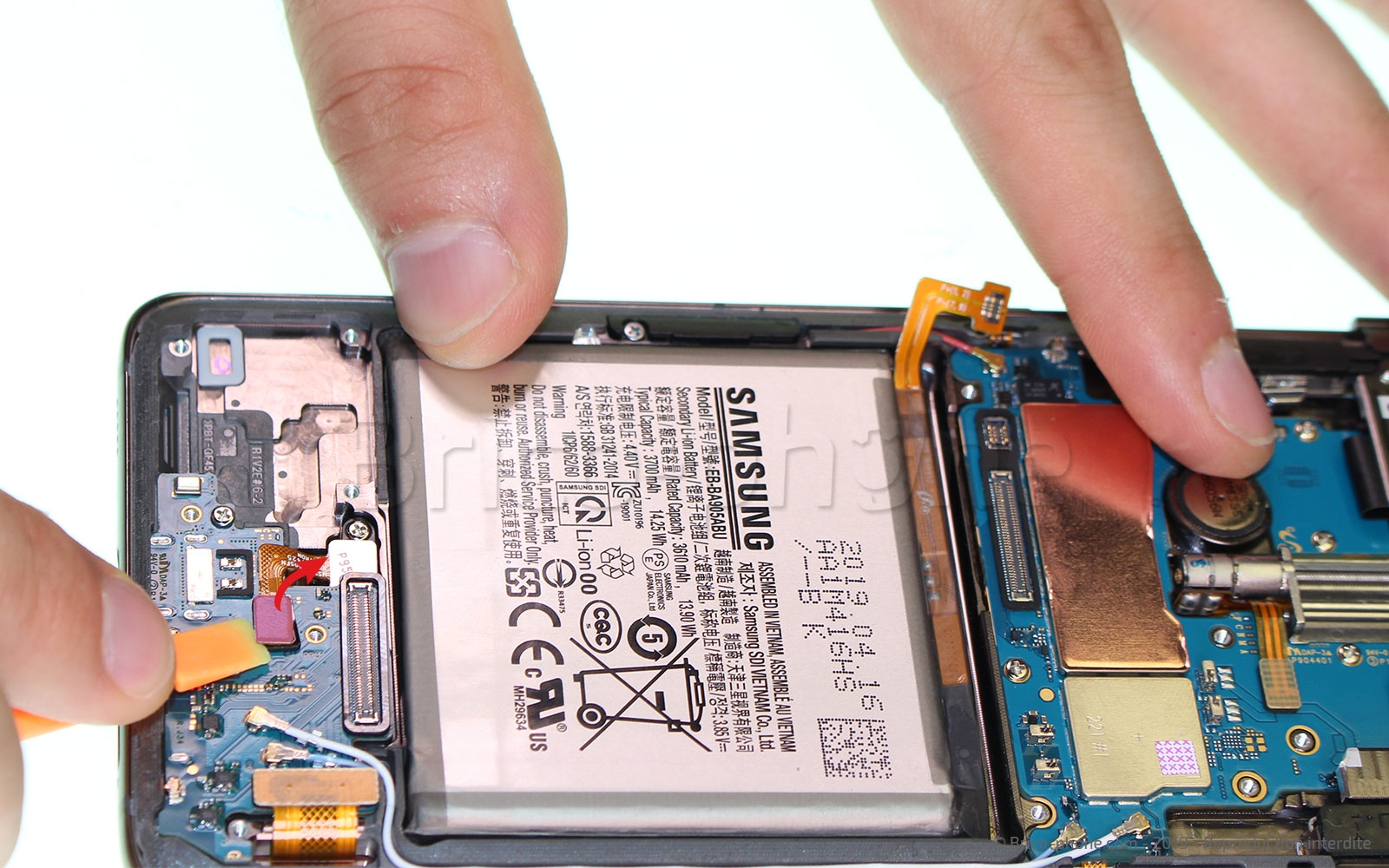 Changement de connecteur de charge sur Galaxy A80 photo 1