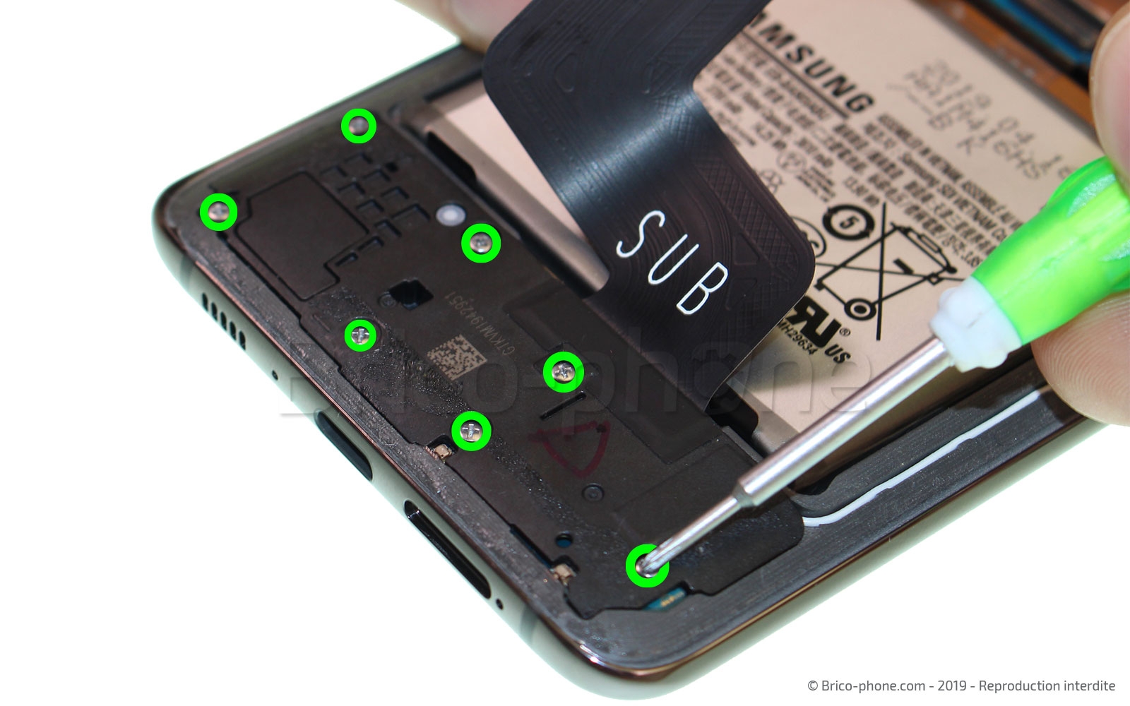 Changement de connecteur de charge sur Galaxy A80 photo 1