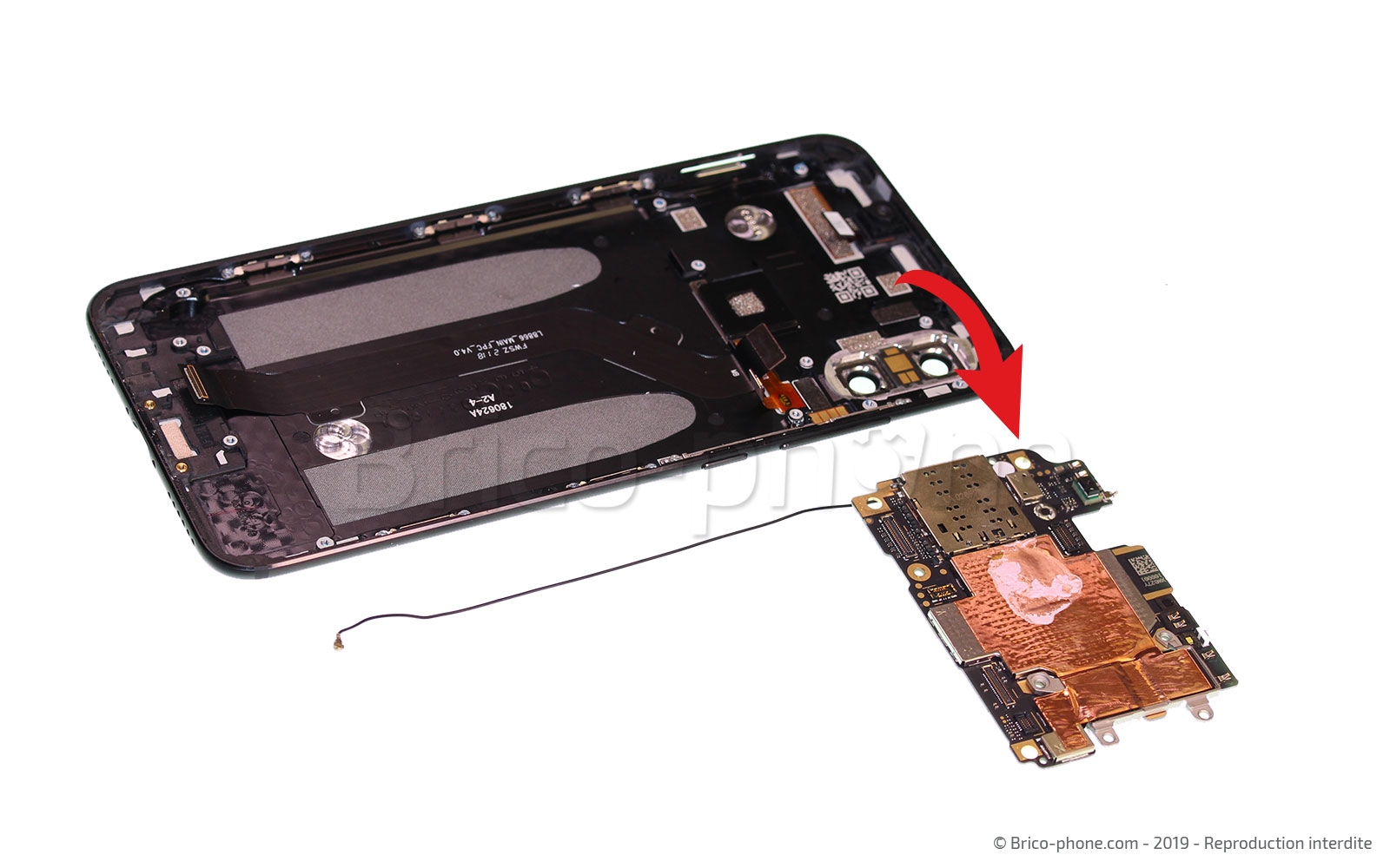 Changement de coque arrière sur Mi A2 photo 3