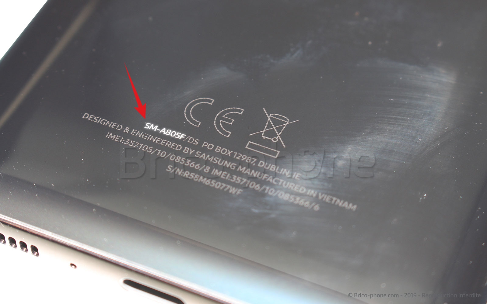 Changement de Batterie sur Galaxy A80 photo 1