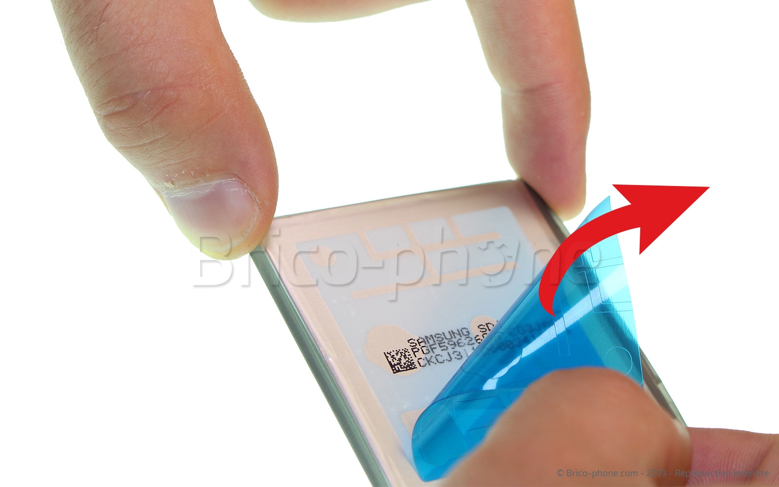 Changement de Batterie sur Galaxy A80 photo 1