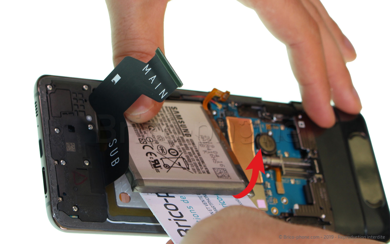 Changement de Batterie sur Galaxy A80 photo 3