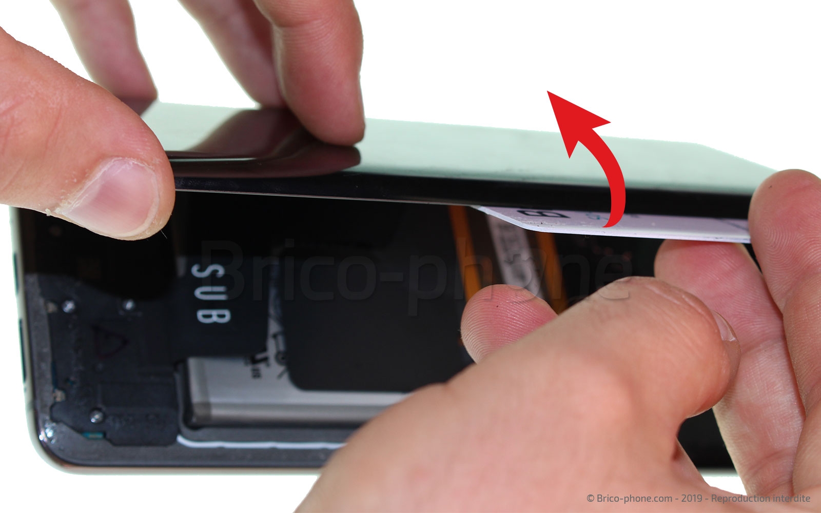 Changement de Batterie sur Galaxy A80 photo 3