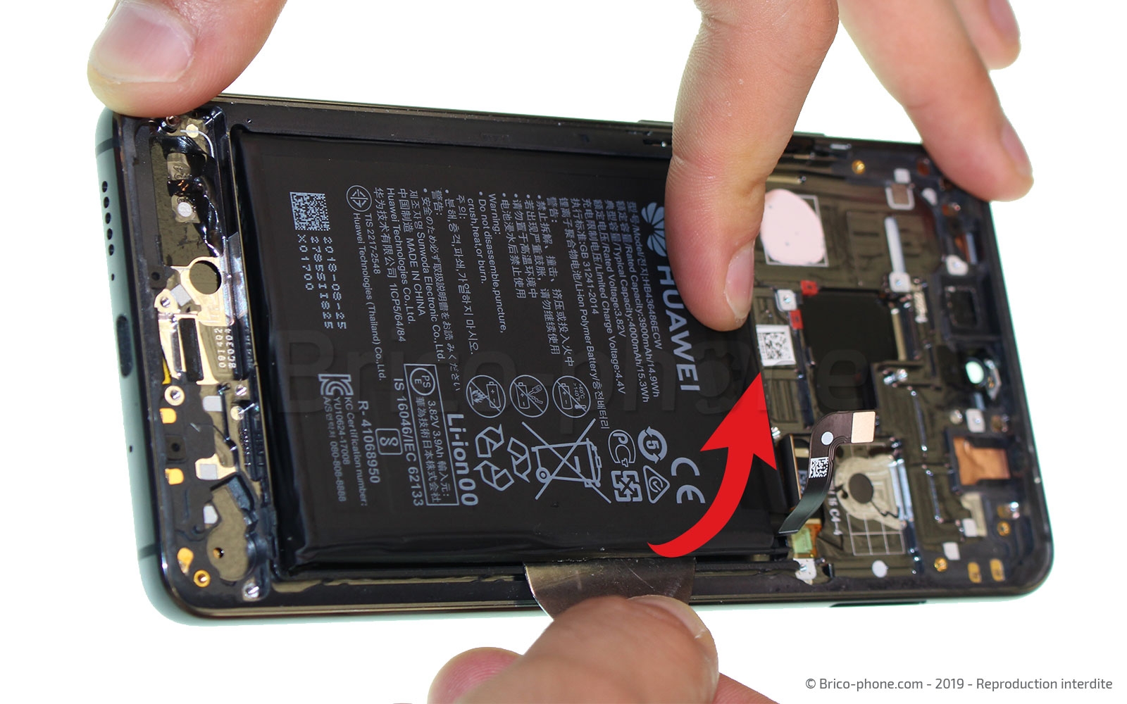 Changement de bloc écran avec châssis sur Mate 20 photo 1