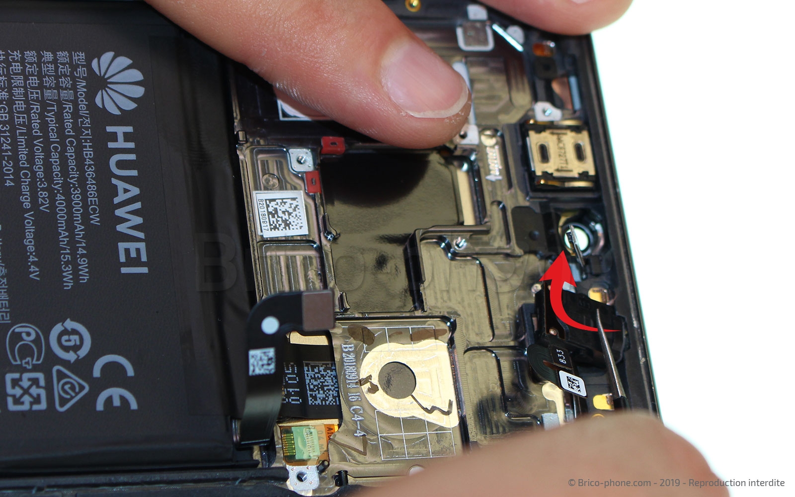 Changement de bloc écran avec châssis sur Mate 20 photo 1