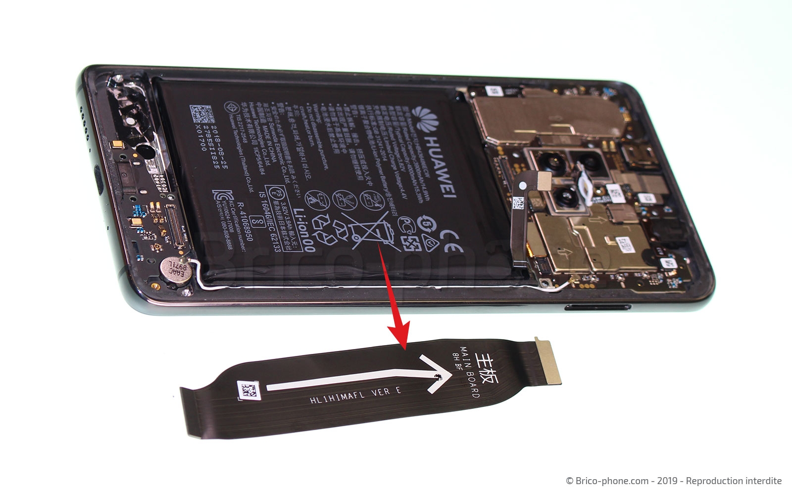 Changement de bloc écran avec châssis sur Mate 20 photo 2