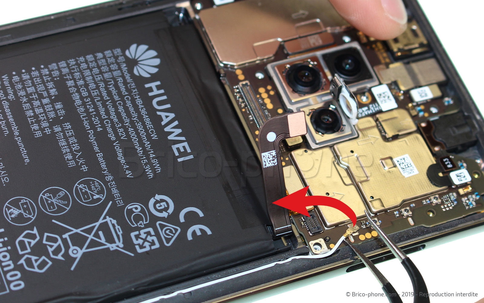 Changement de bloc écran avec châssis sur Mate 20 photo 1