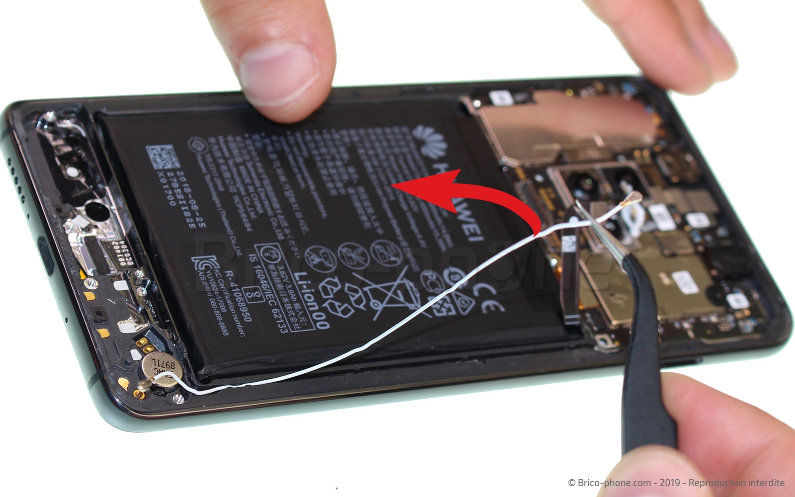 Changement de bloc écran avec châssis sur Mate 20 photo 2