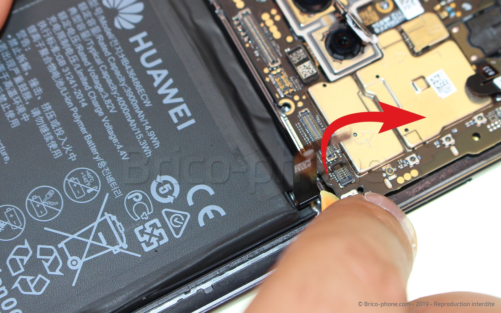 Changement de bloc écran avec châssis sur Mate 20 photo 1