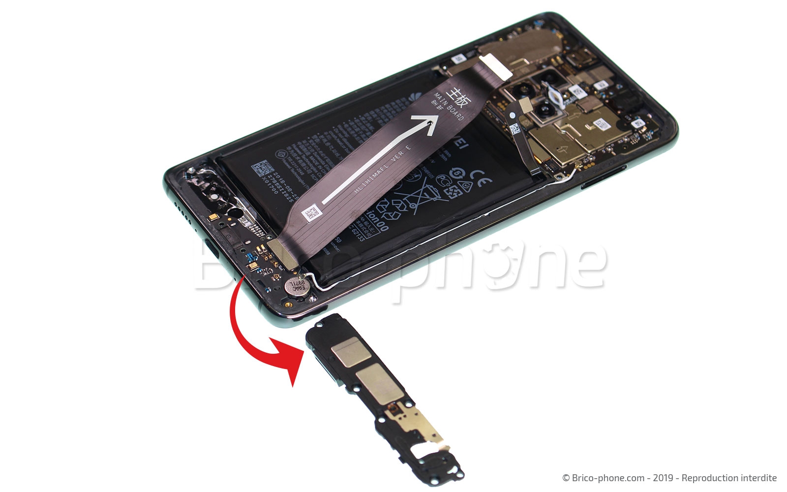 Changement de bloc écran avec châssis sur Mate 20 photo 4