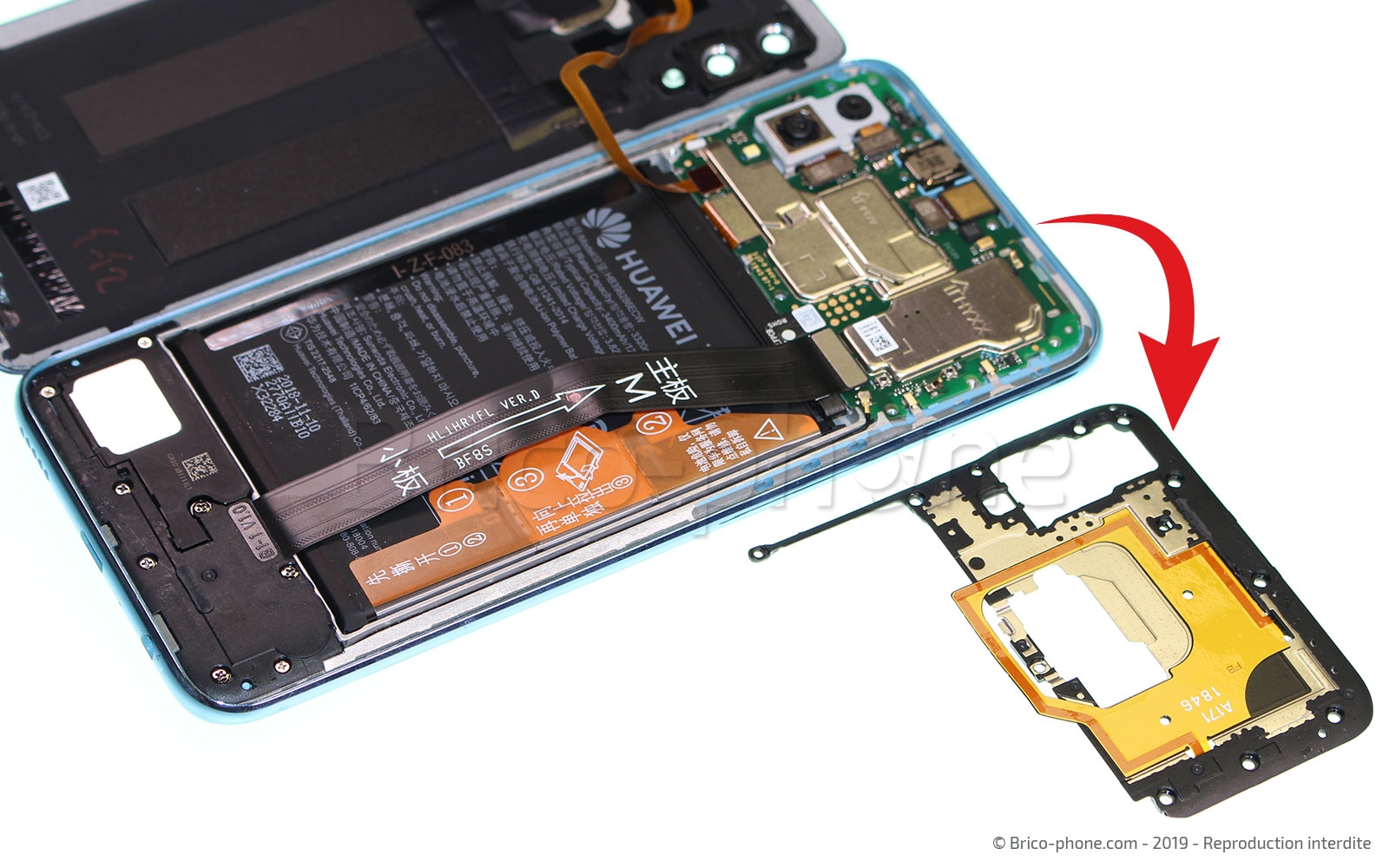 Démontage complet sur Honor 10 Lite photo 3