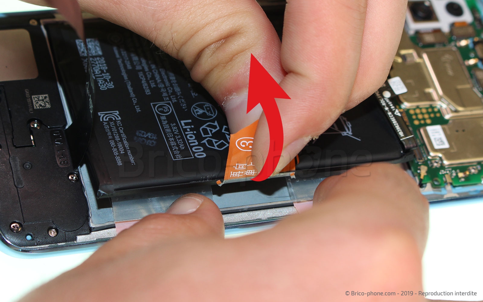 Changement de batterie sur Honor 10 Lite photo 3