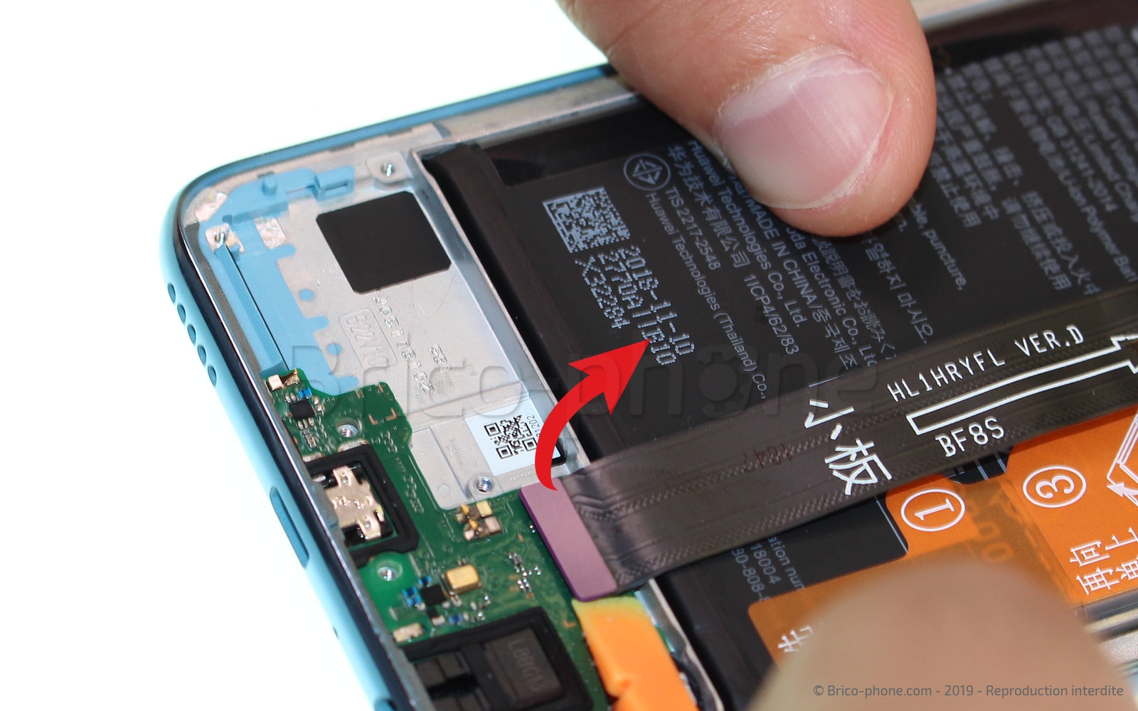 Changement de connecteur de charge sur Honor 10 Lite photo 1