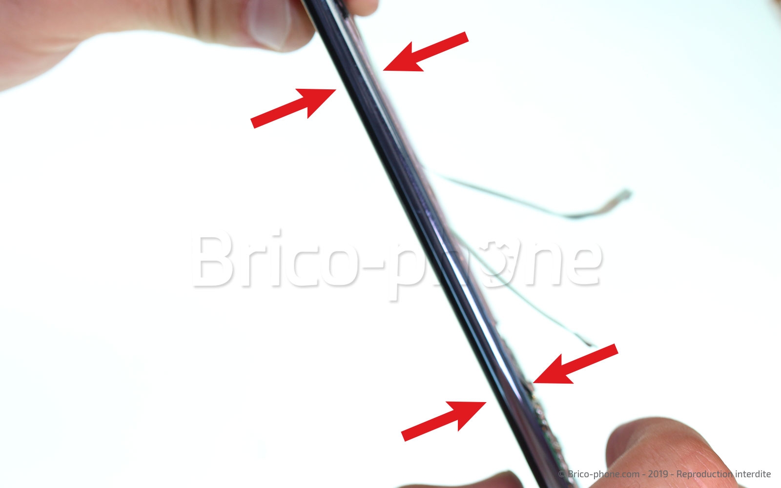 Changement de bloc écran (vitre + LCD) sur Honor 10 Lite photo 3