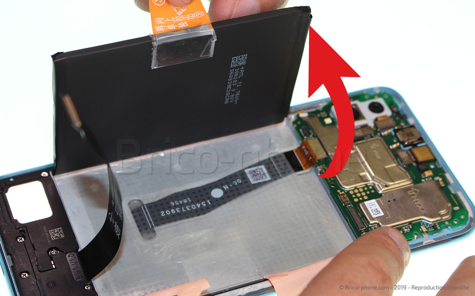 Changement de bloc écran (vitre + LCD) sur Honor 10 Lite photo 4