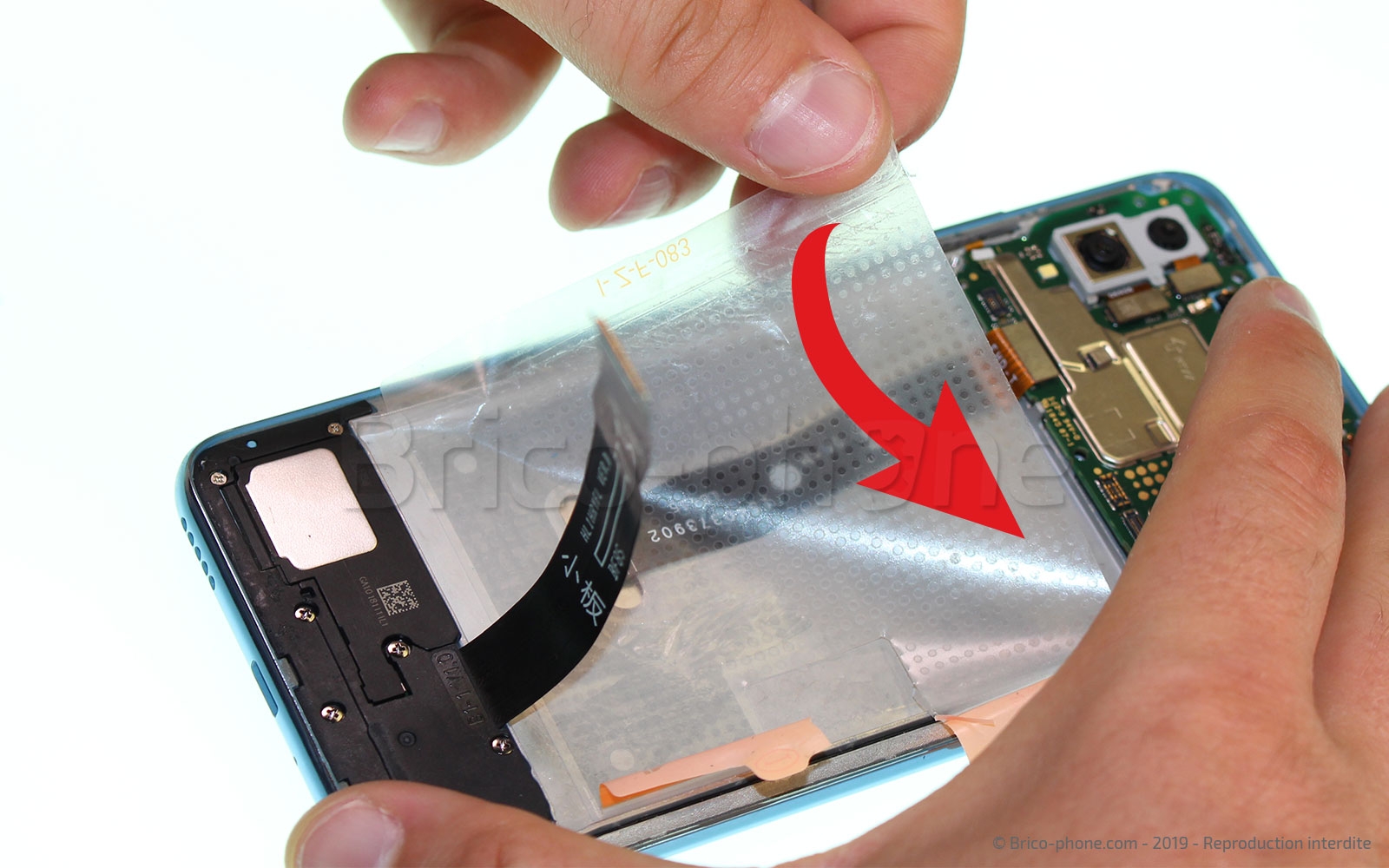 Changement de bloc écran (vitre + LCD) sur Honor 10 Lite photo 2