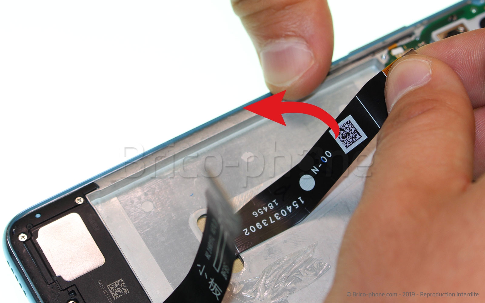 Changement de bloc écran (vitre + LCD) sur Honor 10 Lite photo 4