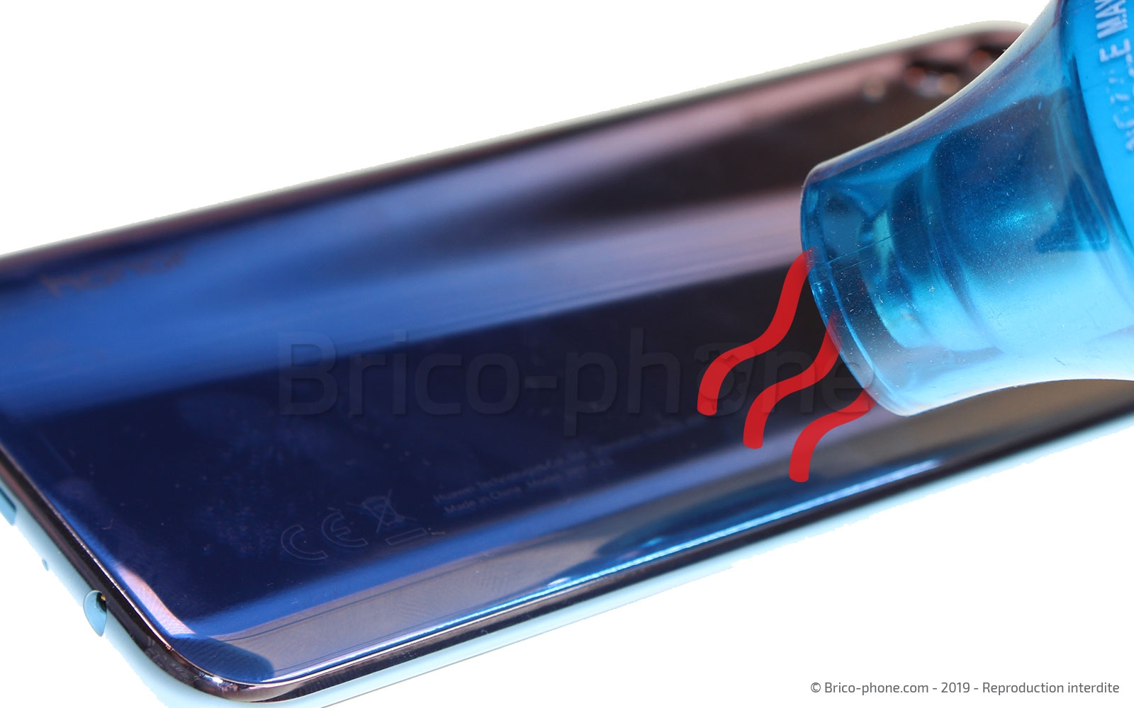 Changement de bloc écran (vitre + LCD) sur Honor 10 Lite photo 2