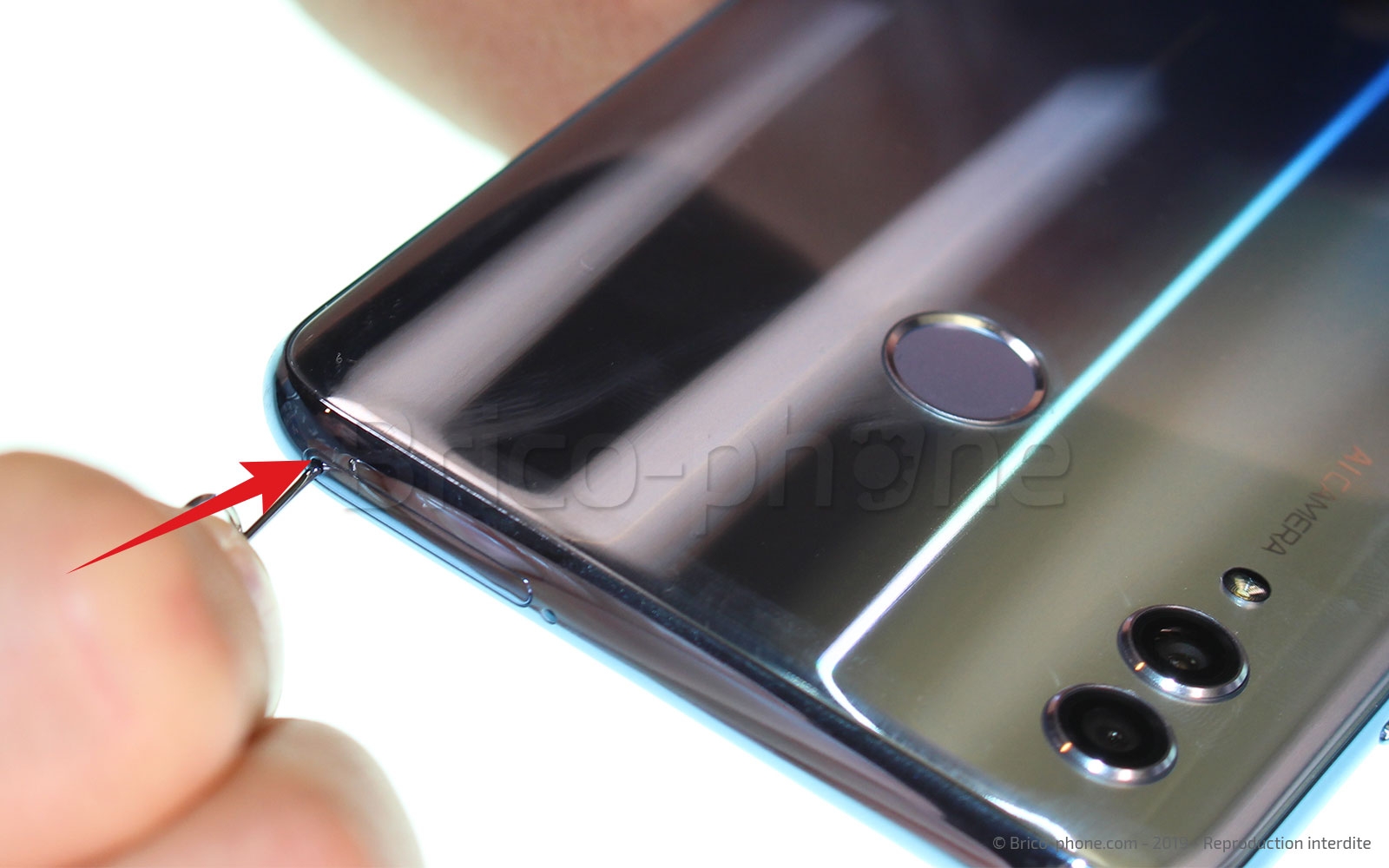 Changement de bloc écran (vitre + LCD) sur Honor 10 Lite photo 2