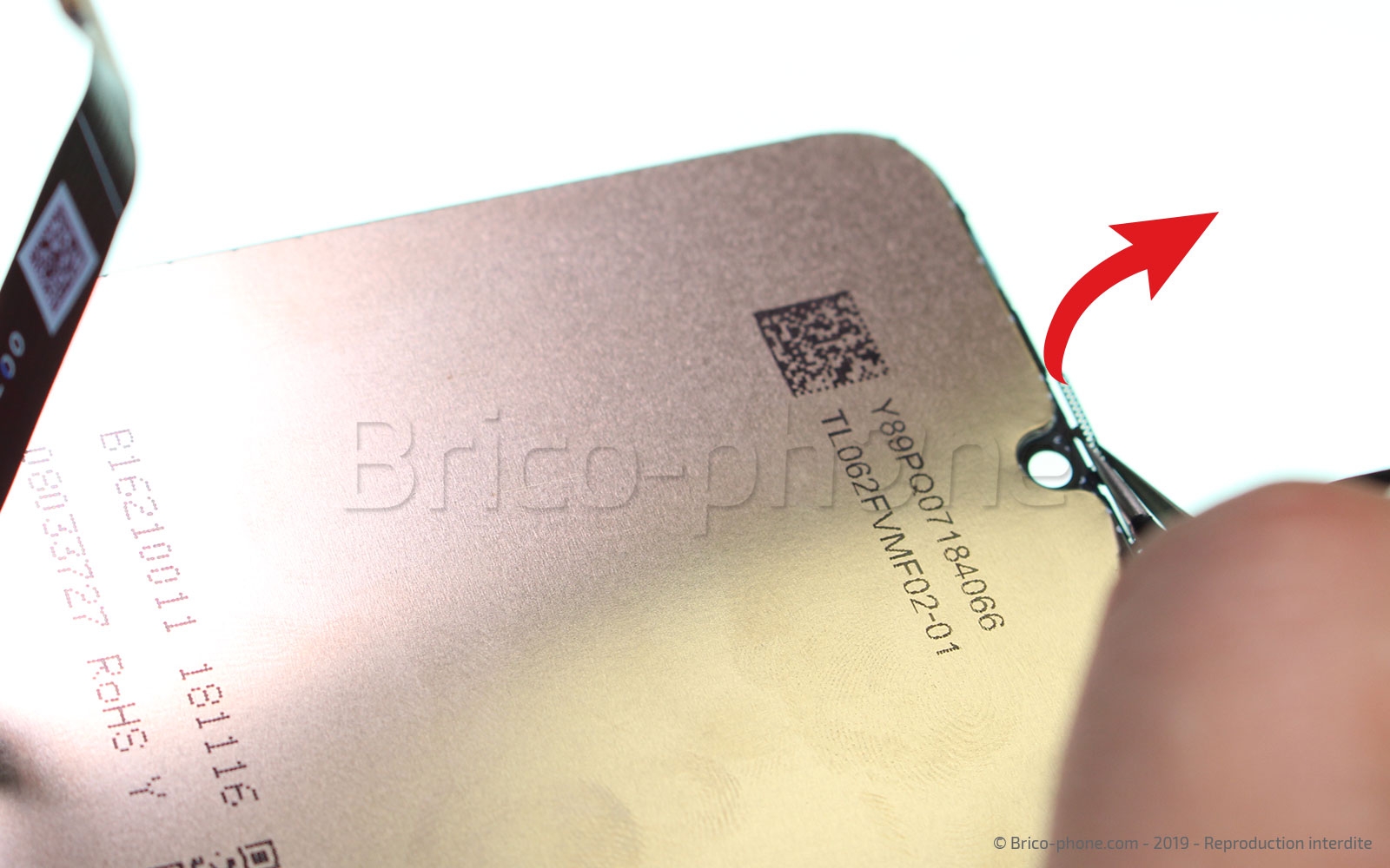 Changement de bloc écran (vitre + LCD) sur Honor 10 Lite photo 3