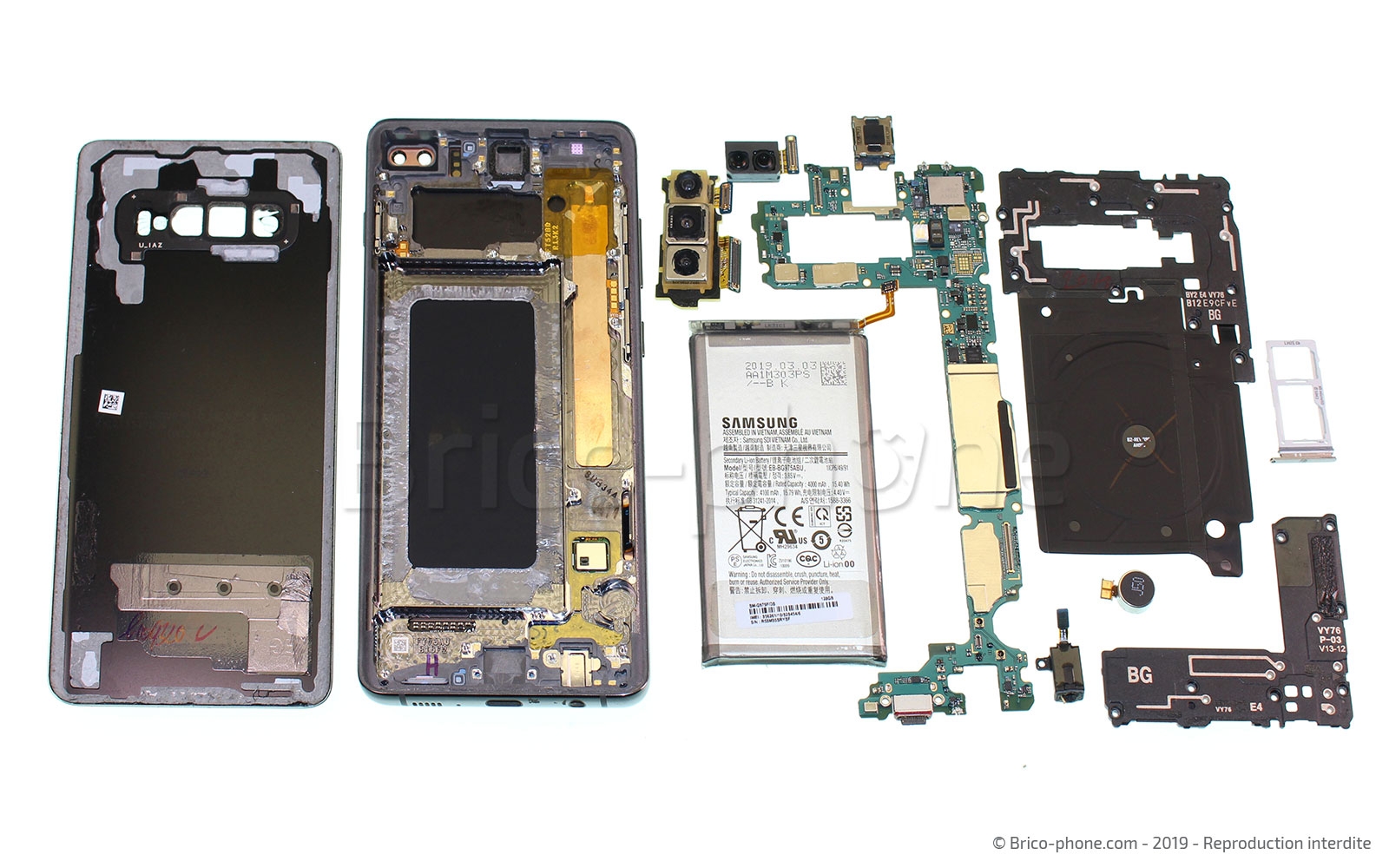 Démontage complet sur Galaxy S10 Plus photo 1