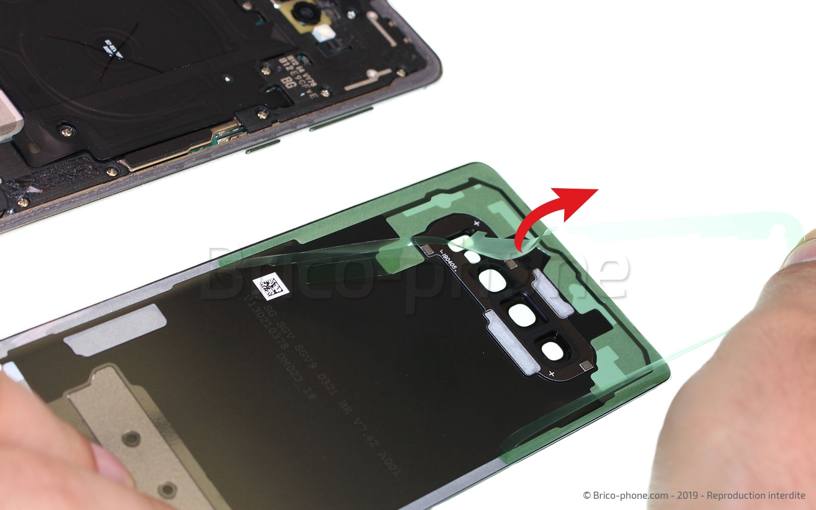 Changement de vitre arrière sur Galaxy S10 Plus photo 1