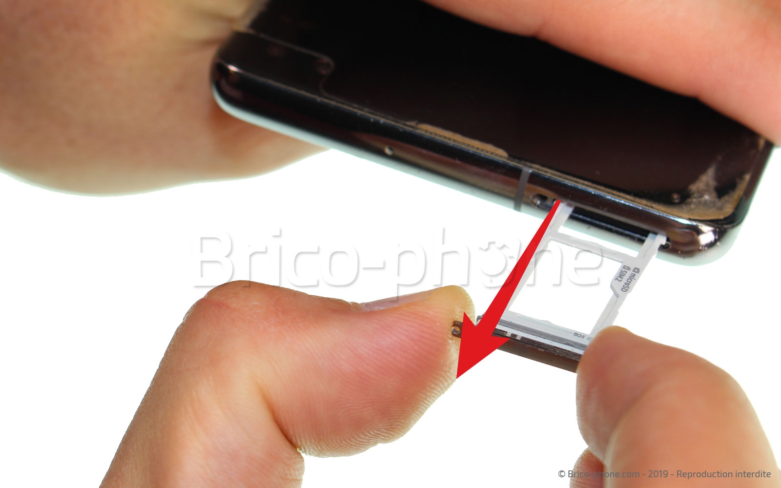 Changement de vitre arrière sur Galaxy S10 Plus photo 3