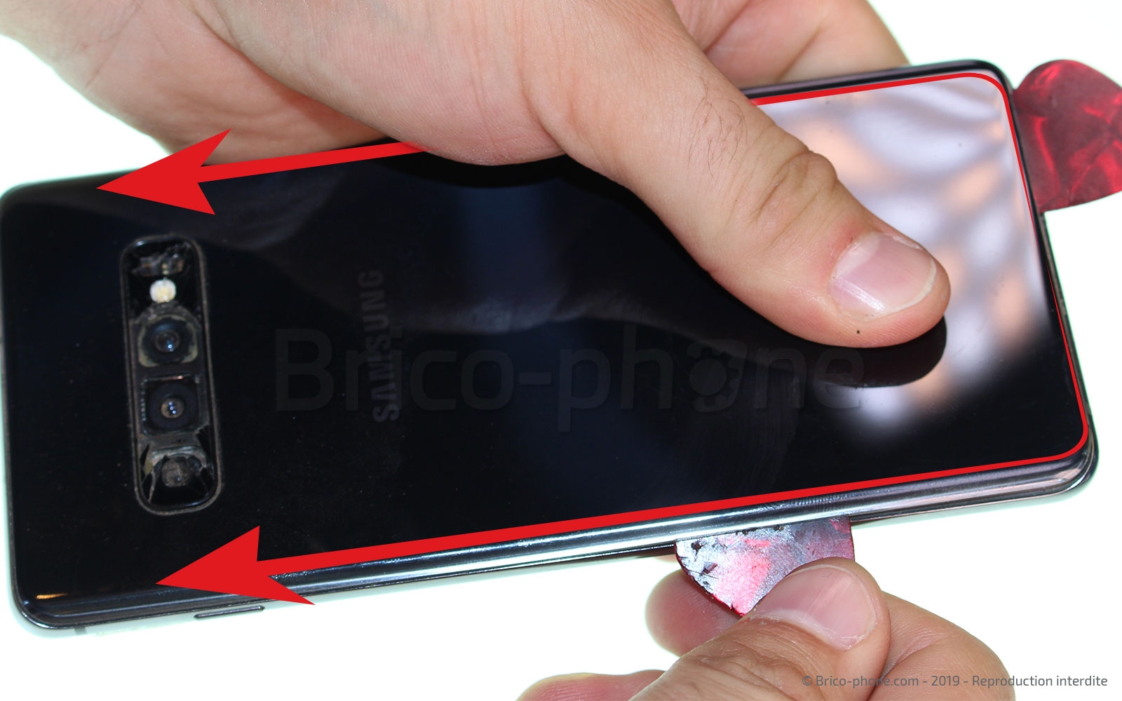 Changement de batterie sur Galaxy S10 Plus photo 3