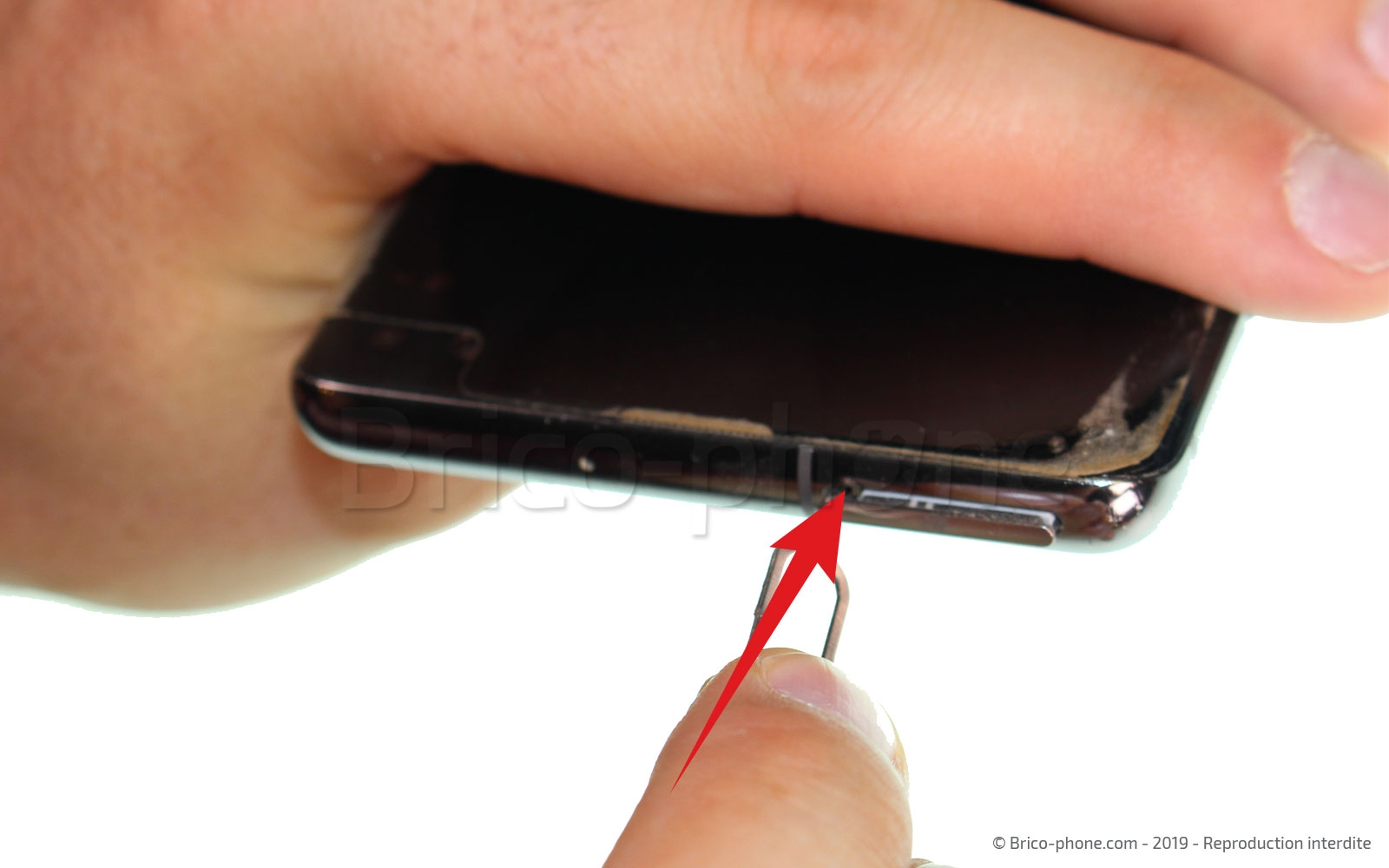 Changement de bloc écran avec châssis sur Galaxy S10 Plus photo 2