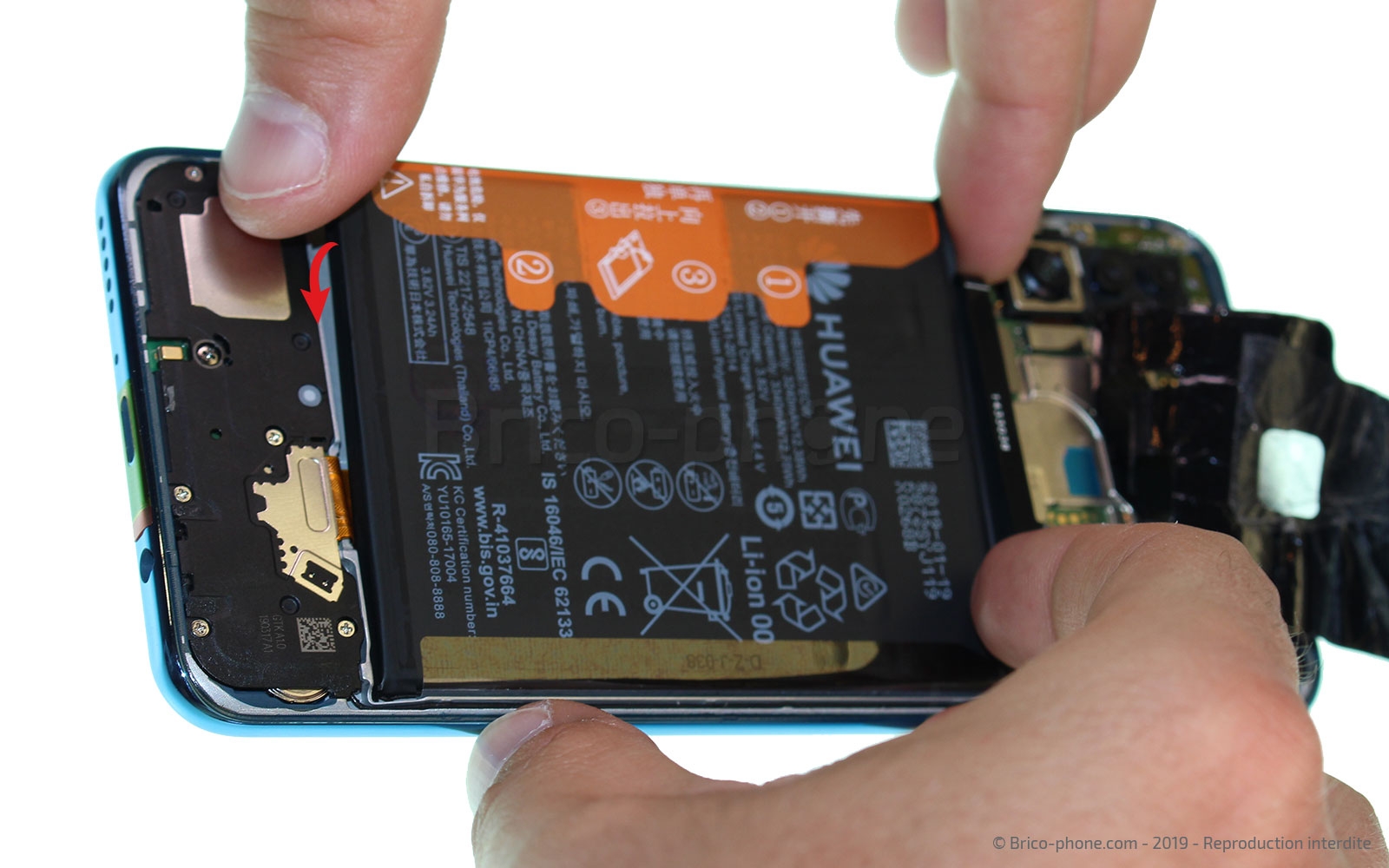 Changement de batterie sur P30 Lite photo 2