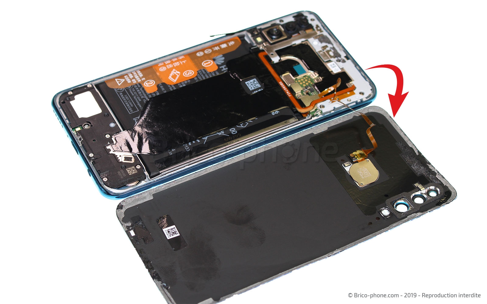 Changement de batterie sur P30 Lite photo 4