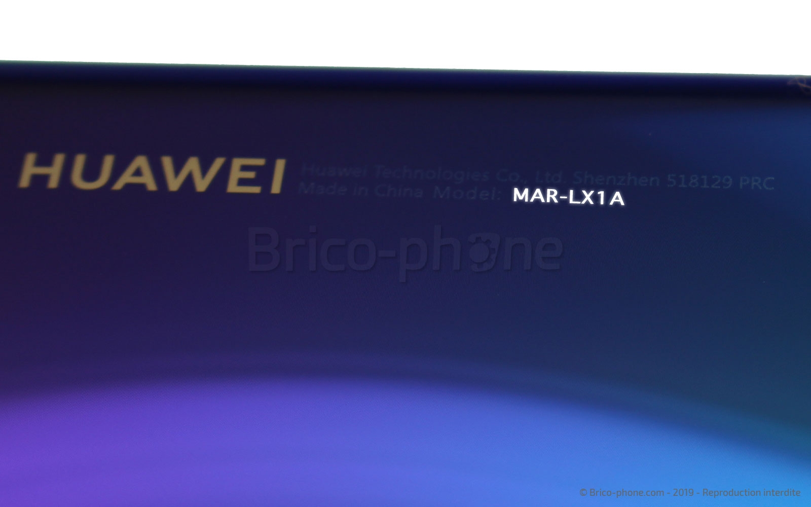 Changement de bloc écran avec batterie sur P30 Lite photo 1