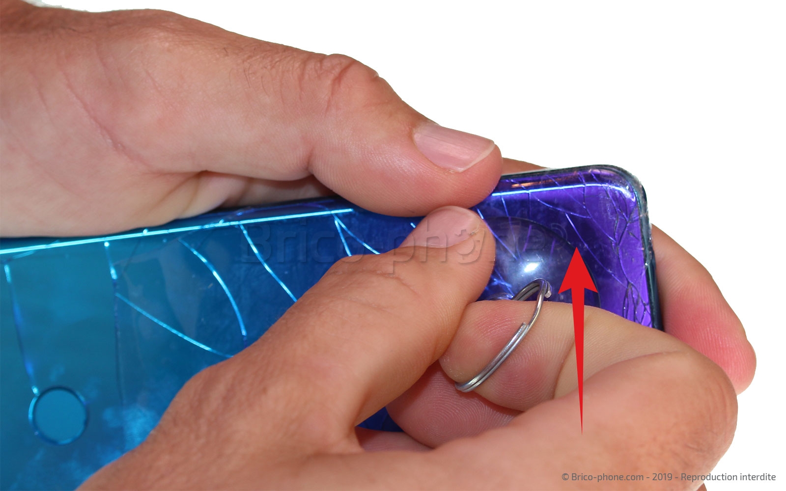 Changement de bloc écran avec batterie sur P30 Lite photo 1