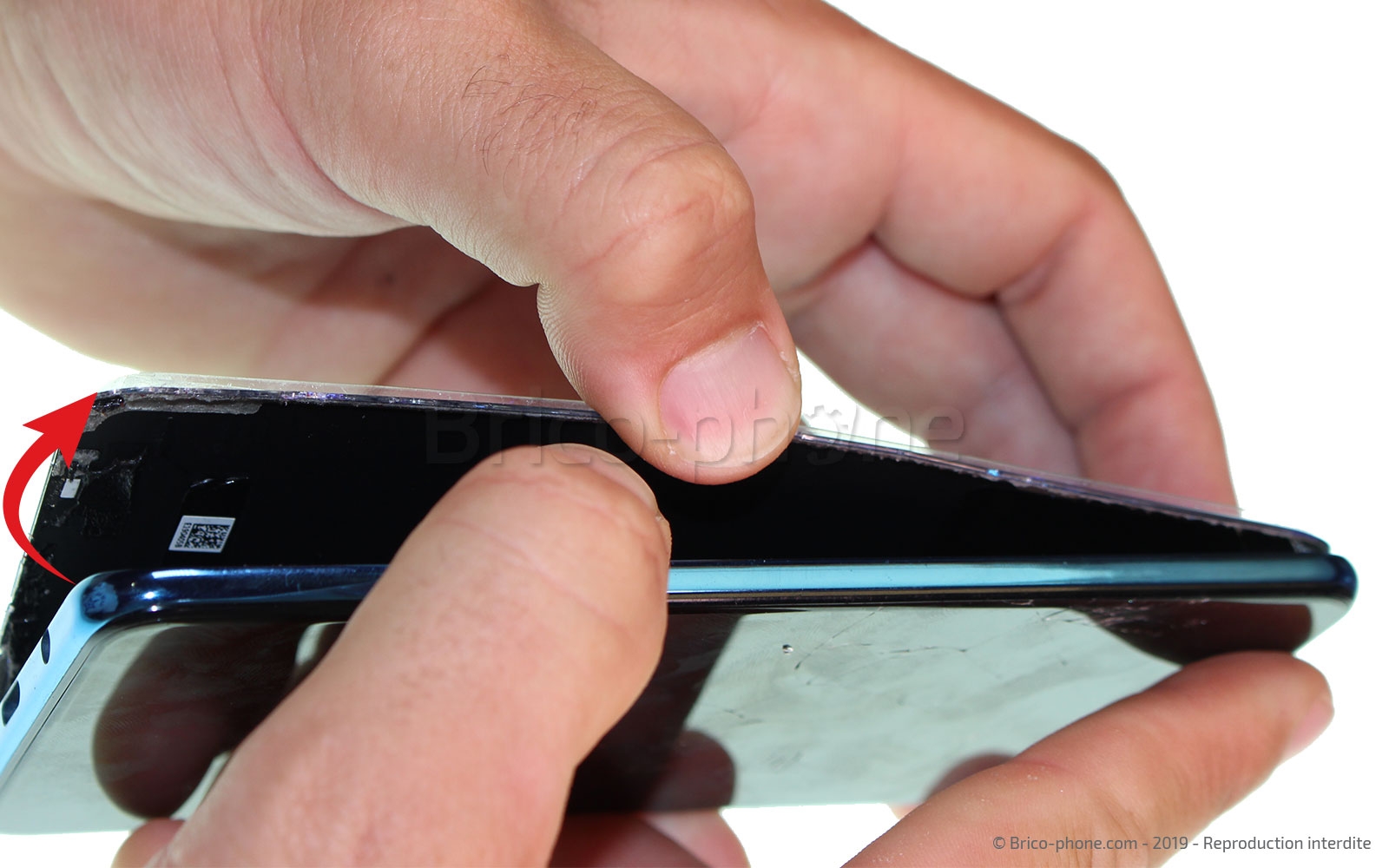 Changement de vitre arrière sur P30 Lite photo 2
