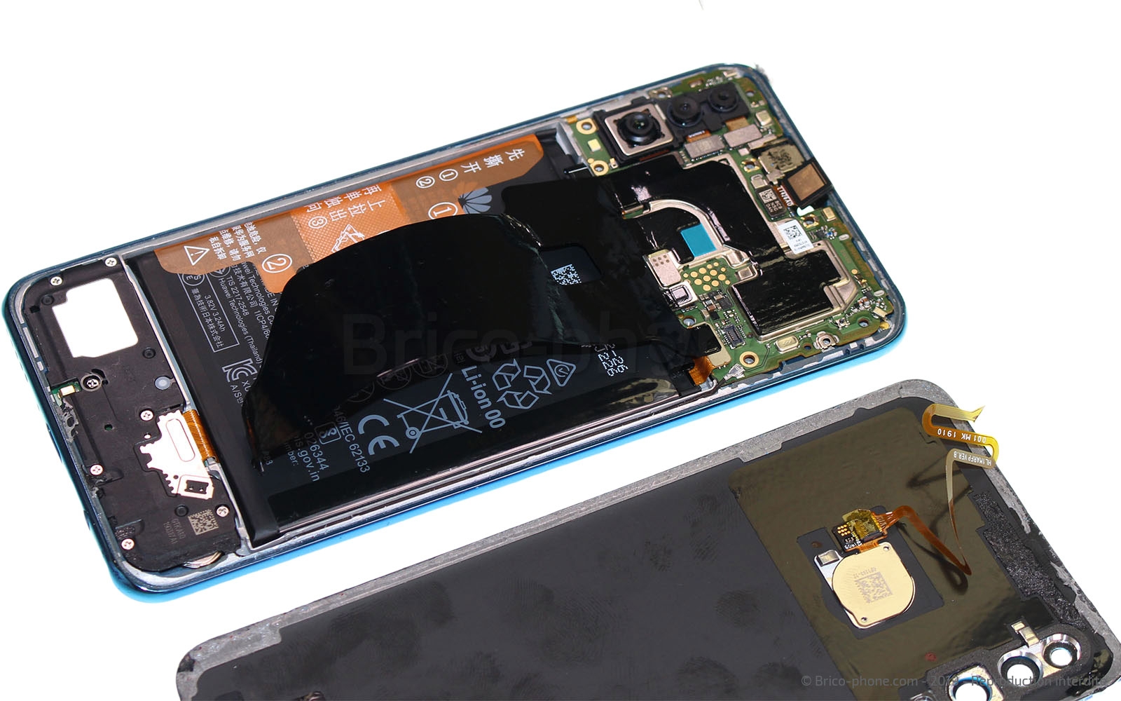 Changement de l'écran (vitre + LCD) sur P30 Lite photo 3