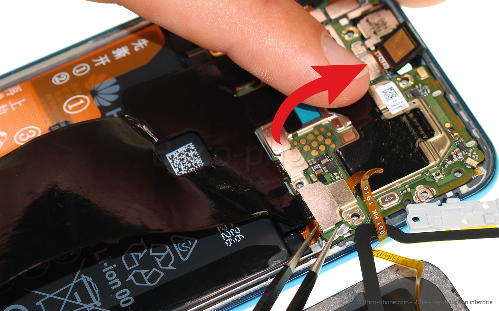 Changement de l'écran (vitre + LCD) sur P30 Lite photo 4