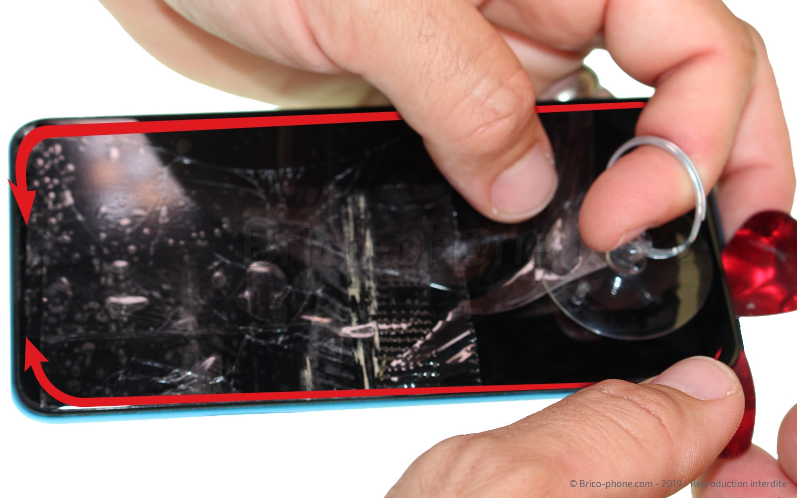 Changement de l'écran (vitre + LCD) sur P30 Lite photo 4