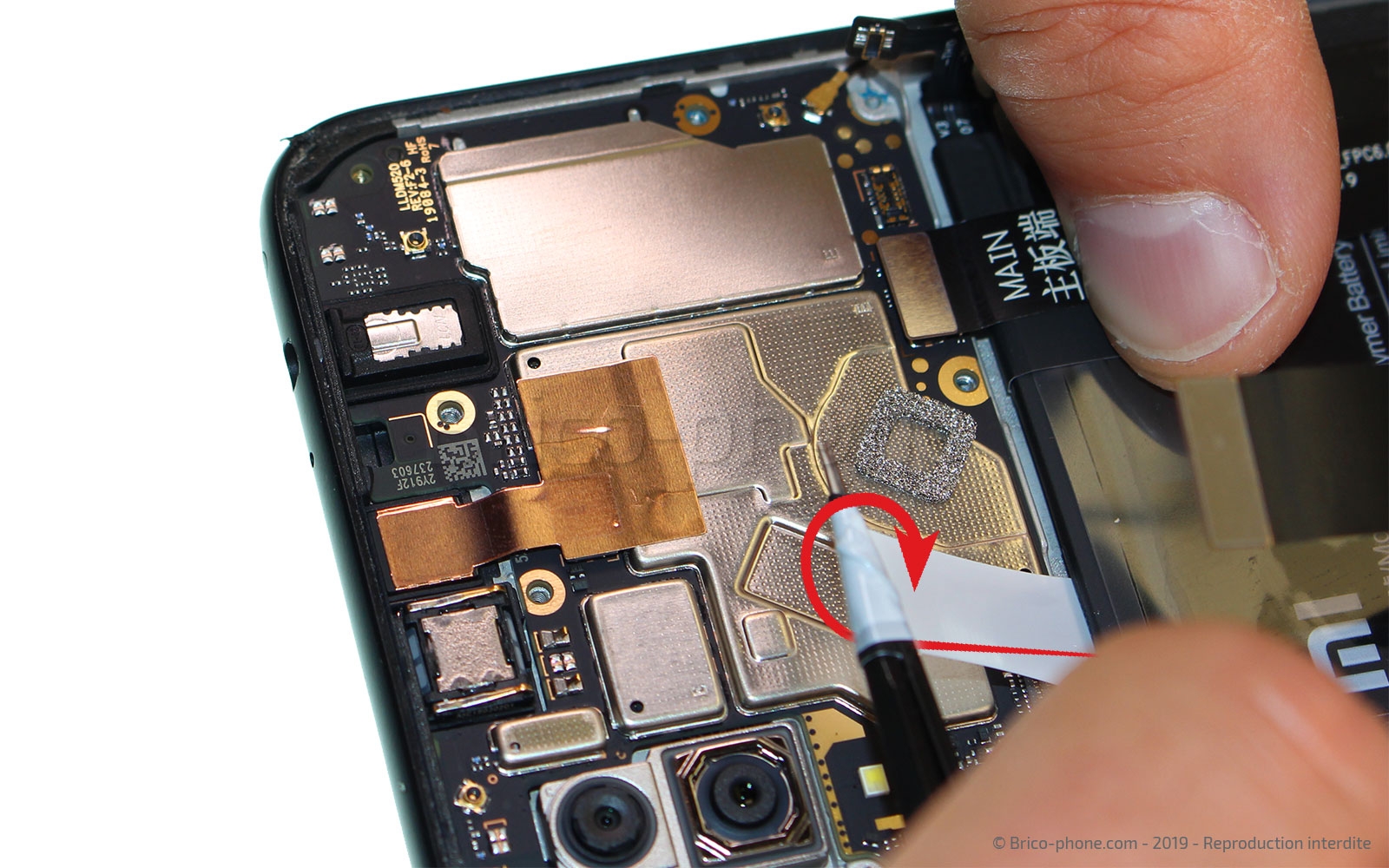 Changement de batterie sur Redmi 7 photo 2