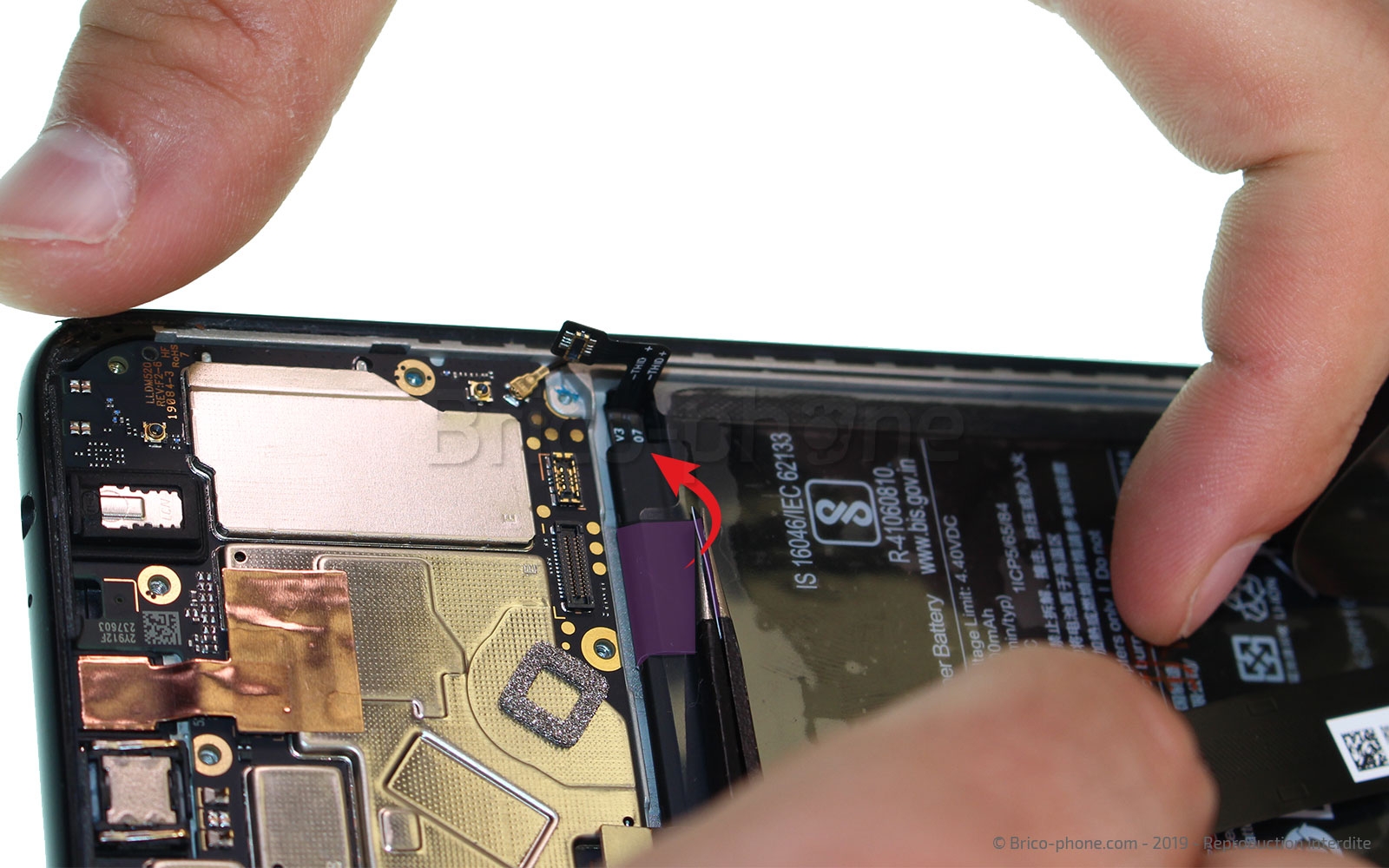 Changement de batterie sur Redmi 7 photo 3