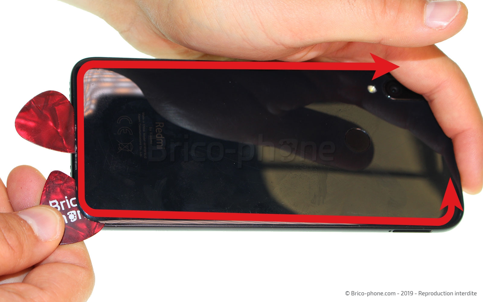 Changement de batterie sur Redmi 7 photo 1