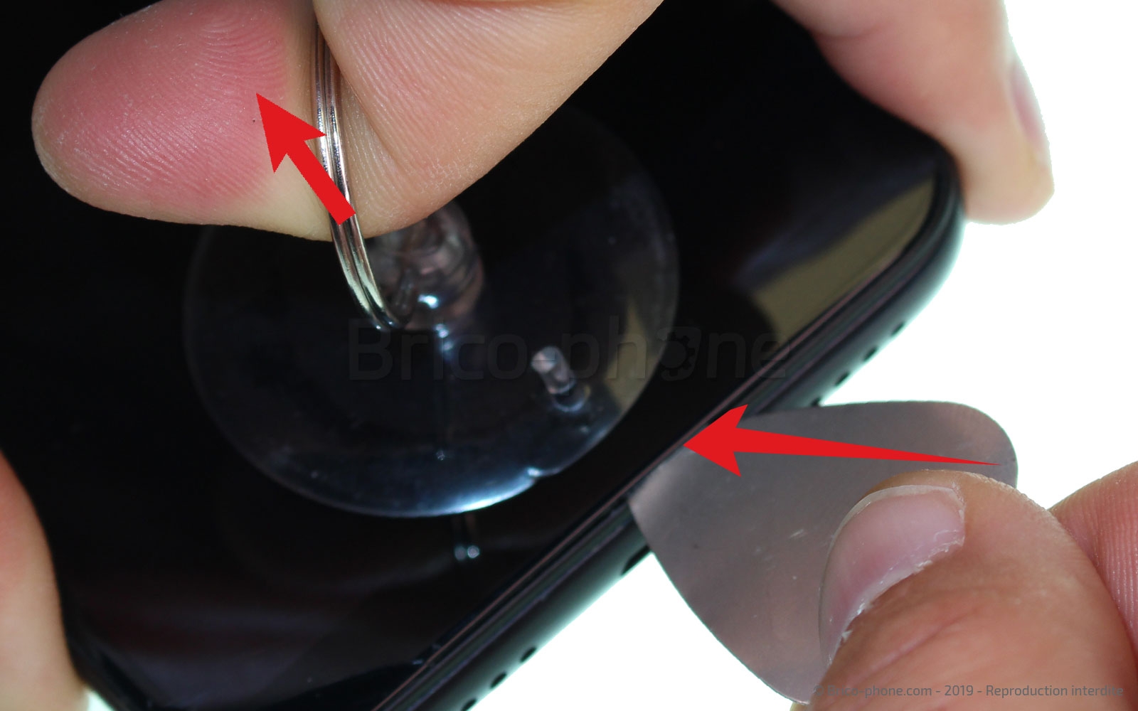 Changement d'écran (vitre + LCD)  sur Redmi 7 photo 2