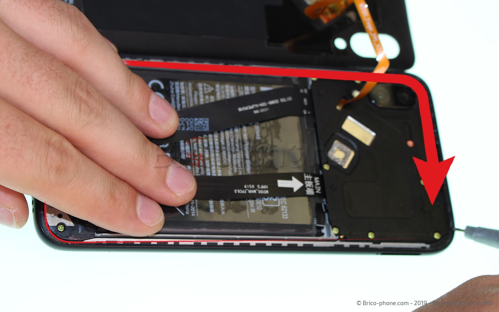 Changement d'écran (vitre + LCD)  sur Redmi 7 photo 2