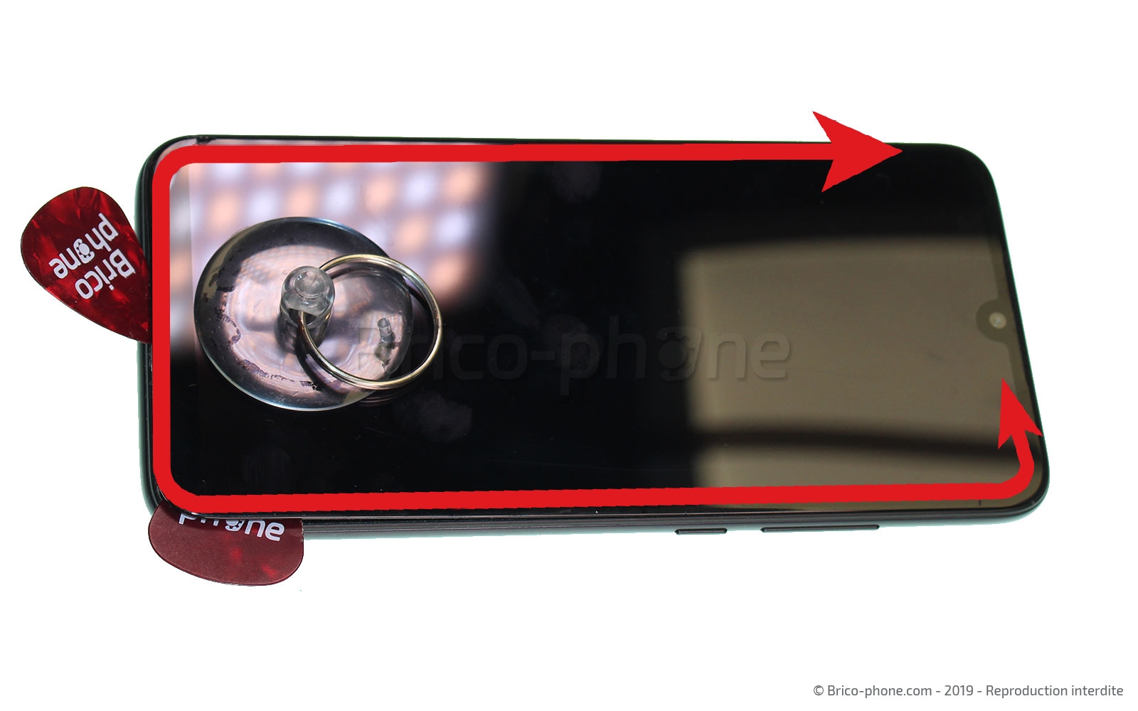 Changement d'écran (vitre + LCD)  sur Redmi 7 photo 1