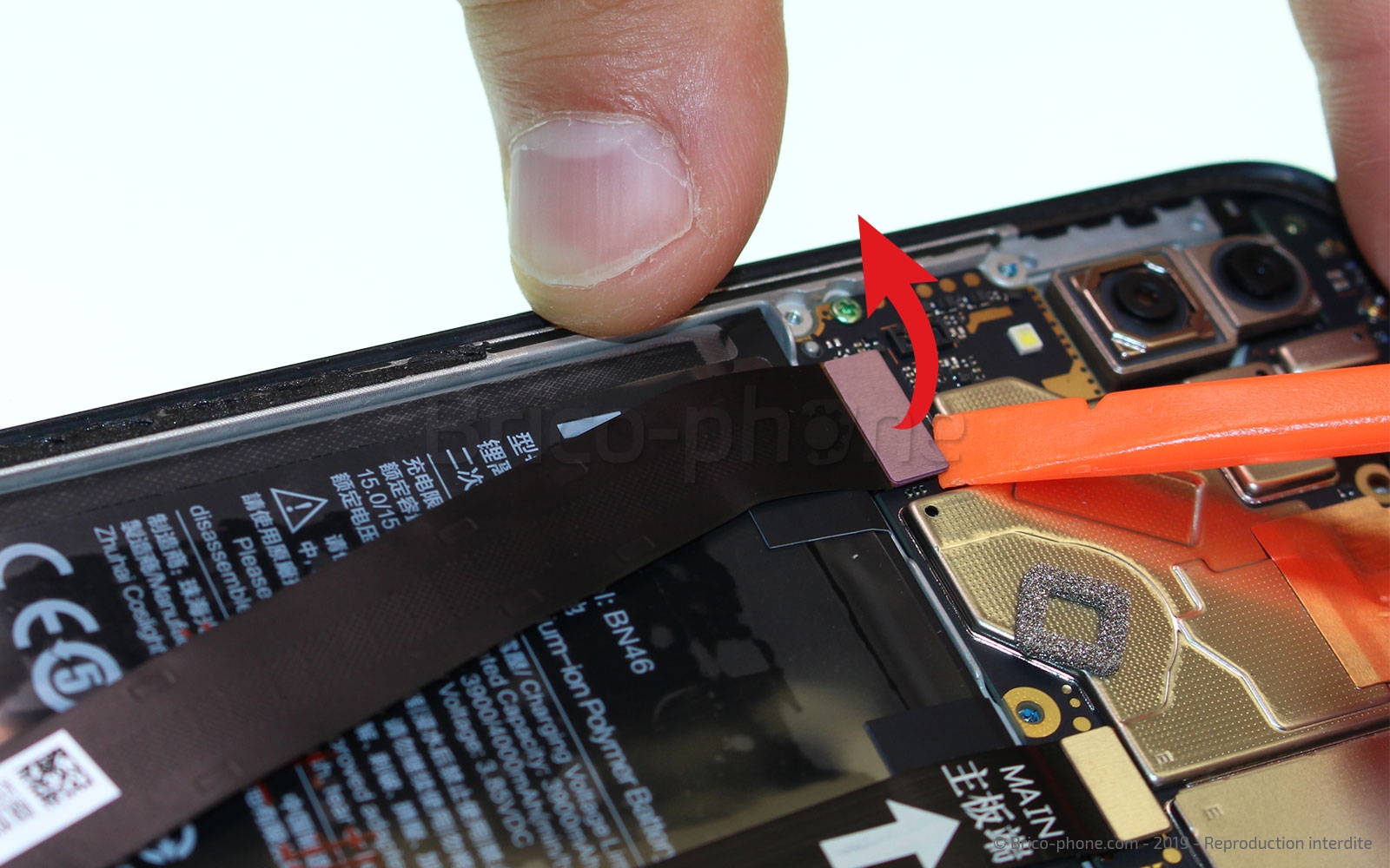 Changement d'écran (vitre + LCD)  sur Redmi 7 photo 3