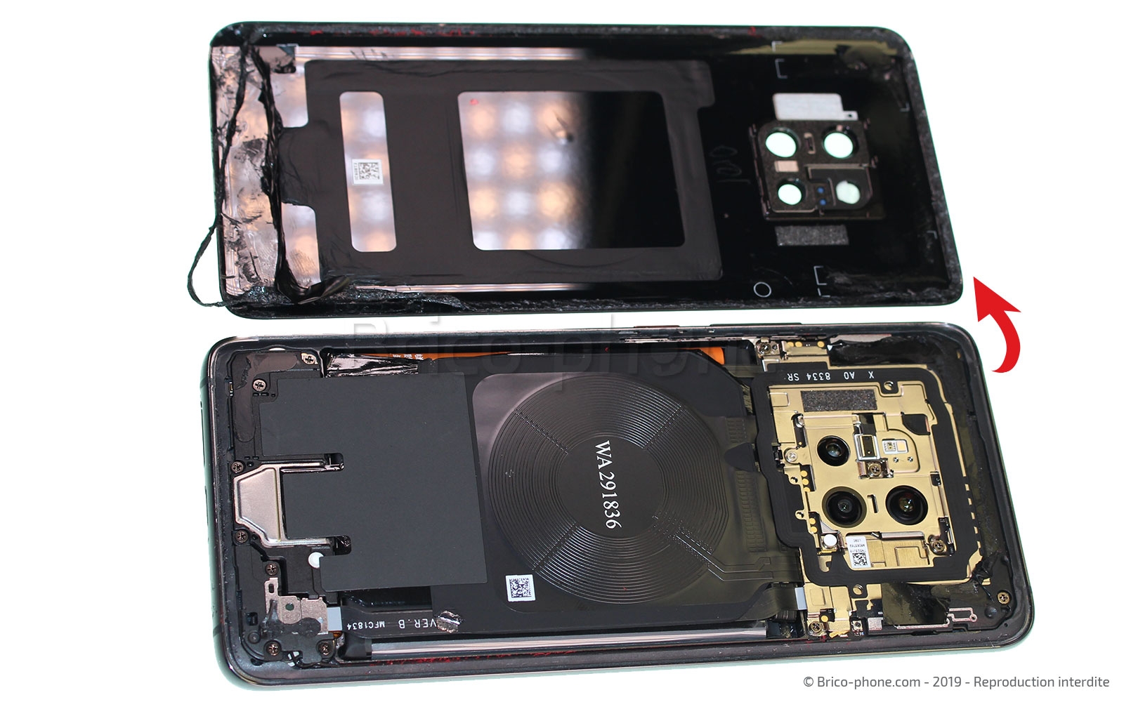 Changement de coque arrière sur Mate 20 Pro photo 3