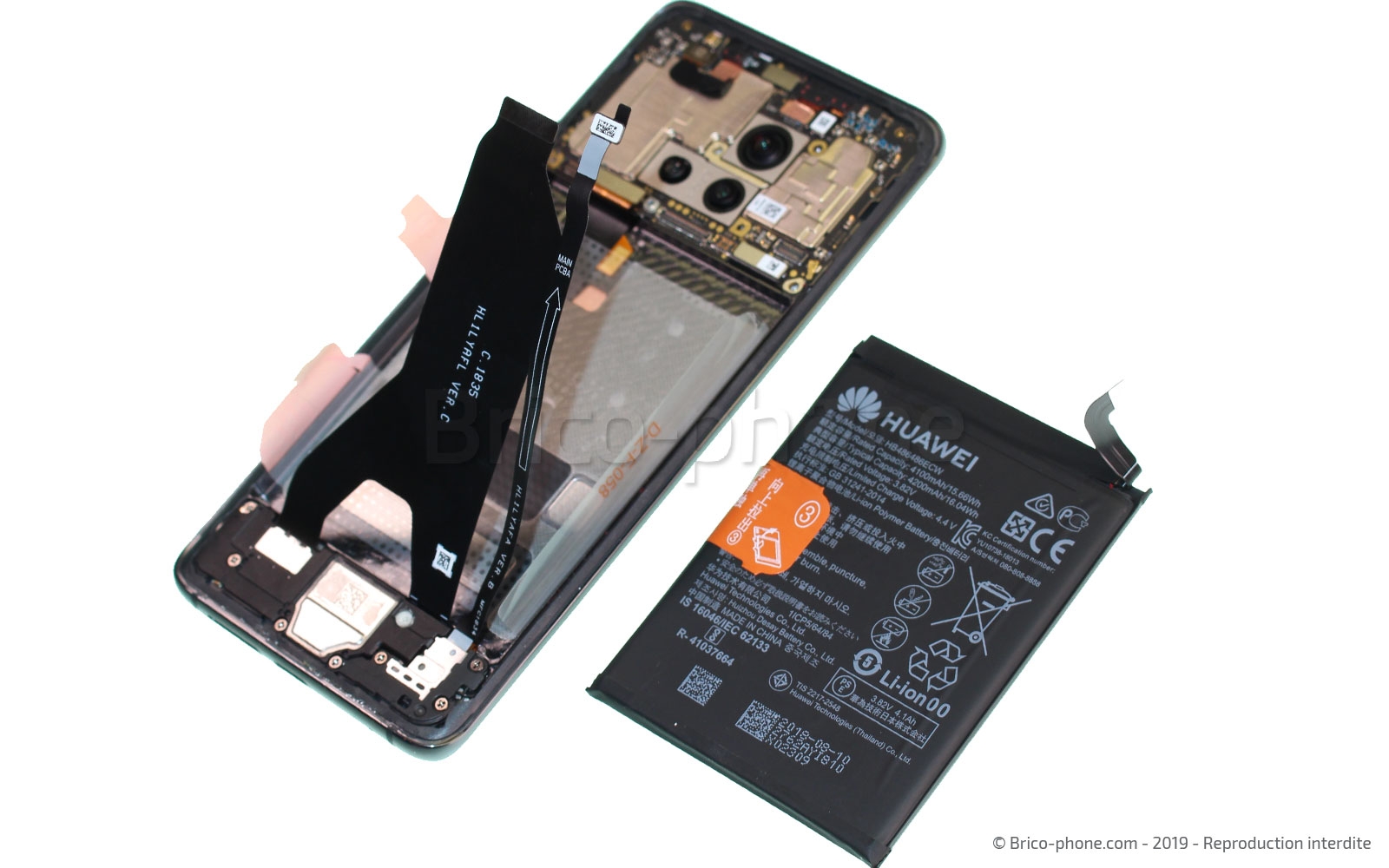 Changement d'écran (vitre+LCD) sur Mate 20 Pro photo 4