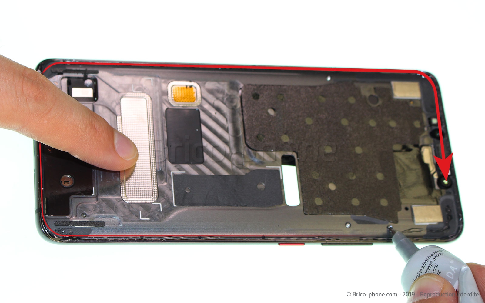 Changement d'écran (vitre+LCD) sur Mate 20 Pro photo 1