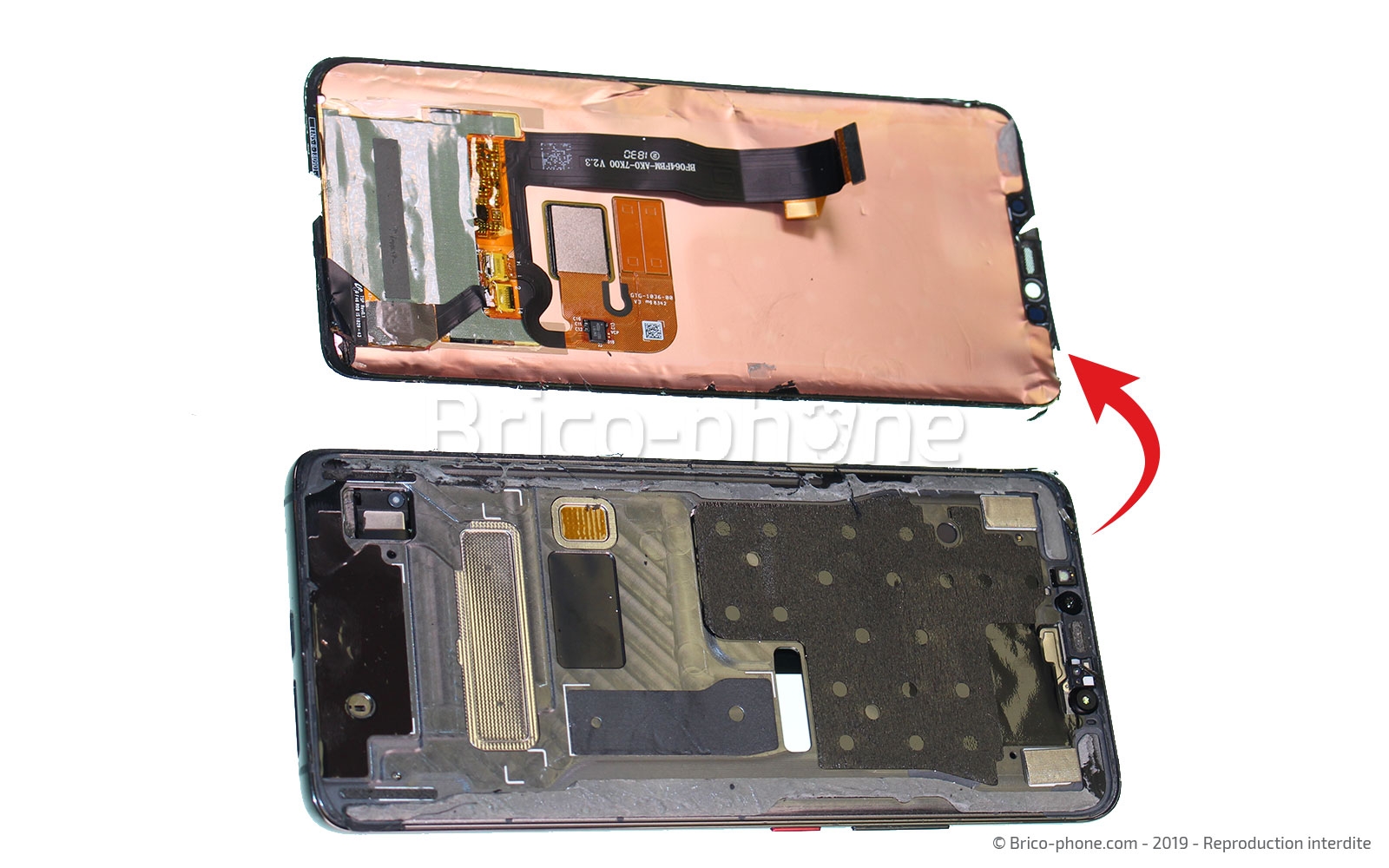 Changement d'écran (vitre+LCD) sur Mate 20 Pro photo 3